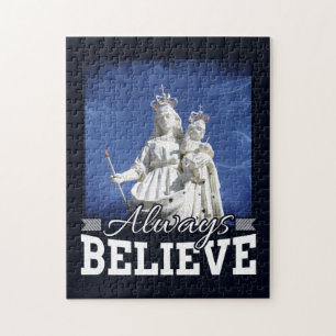Puzzle Croyez toujours Mary Baby Jesus Citation de Noël