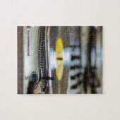 Puzzle Cru de vinyle de Tourne-disque rétro de bruit (Horizontal)