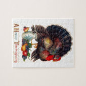 Puzzle Cru Turquie de bon thanksgiving (Horizontal)