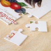 Puzzle Cru Turquie de bon thanksgiving (Côté)