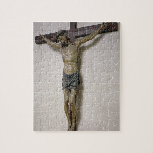 Puzzle Crucifix (bois polychrome) (Vertical)