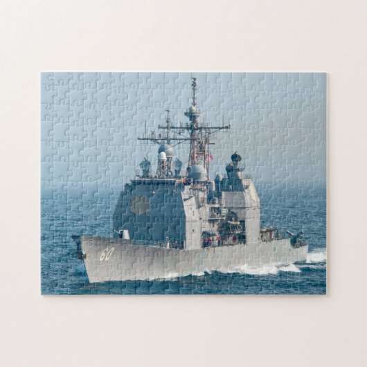 Puzzle CRUISER DE MISSILES GUIDÉS - CG-60 (11x14 POUCES) (Horizontal)