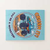 Puzzle Crush It! You're A Monster! - Epic Cartoon Monster (Horizontal)