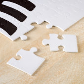 Puzzle Crustacés Art Déco Vintage, Homard en Noir (Côté)