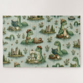 Puzzle Cryptides confortables Nessie Monstre du Loch Ness (Horizontal)