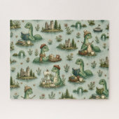 Puzzle Cryptides confortables Nessie Monstre du Loch Ness (Horizontal)