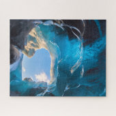 Puzzle Crystal Cave, Vatnajokull Icefield, Sud de l'Islan (Horizontal)