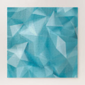 Puzzle Crystals bleu turquoise Triangles Arrière - plan (Horizontal)