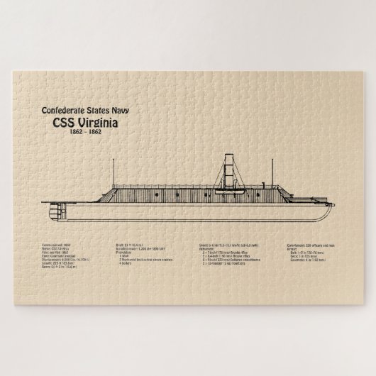 Puzzle CSS Virginie - Plan directeur des navires SD (Horizontal)