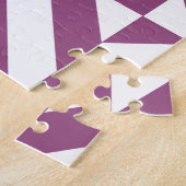 Puzzle Cube Déco géométrique violet chaud (Côté)