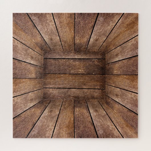 Puzzle Cube en bois Abstrait (Horizontal)