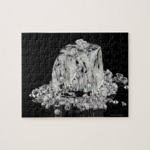 Puzzle Cubes de glace fondus dans des diamants