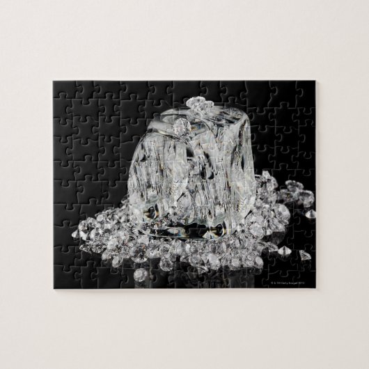 Puzzle Cubes de glace fondus dans des diamants (Horizontal)