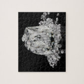 Puzzle Cubes de glace fondus dans des diamants (Vertical)