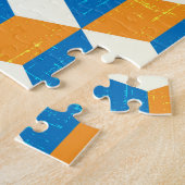 Puzzle Cubes isométriques rétro, illusion géométrique (Côté)