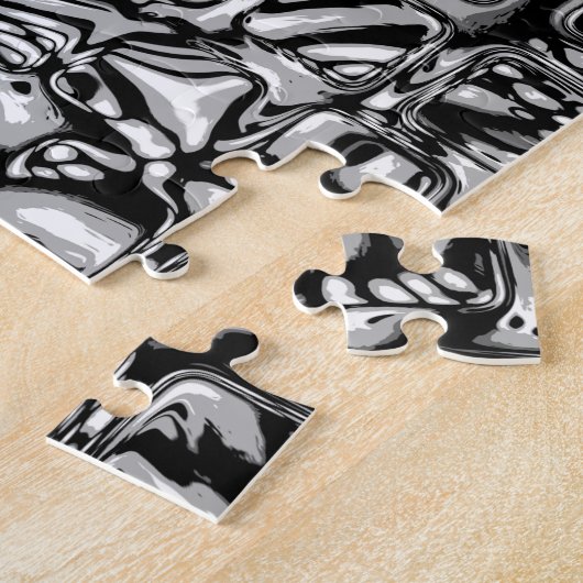 Puzzle Cubes Noirs Et Blancs (Côté)