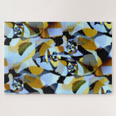 Puzzle Cubisme Abstrait Formes géométriques figuratives (Horizontal)