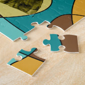 Puzzle cubisme de chien (Côté)