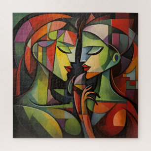 Puzzle Cubisme des femmes Art Abstrait