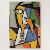 Puzzle Cubiste Abstrait Bartender (Vertical)