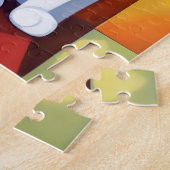 Puzzle Cubiste Calico Cat Art (Côté)