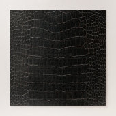 Puzzle Cuir de crocodile luxueux : texture textile. (Horizontal)