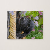 Puzzle Cuisine Black Labrador Retriever Chien Chiot Chiot (Horizontal)