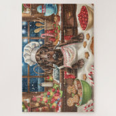 Puzzle Cuisine de vacances allemande à pointer court : Fe (Vertical)