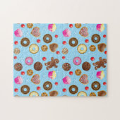 Puzzle Cuisine, gâteaux et sucreries Amusants (Horizontal)