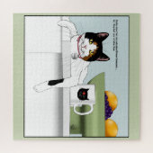 Puzzle Cuisine pour chat calico Catitude (Horizontal)