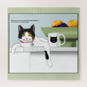 Puzzle Cuisine pour chat calico Catitude (Vertical)
