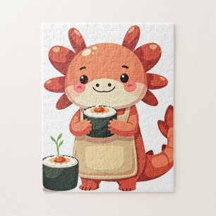 Puzzle Cuisinier Sushi Axolotl