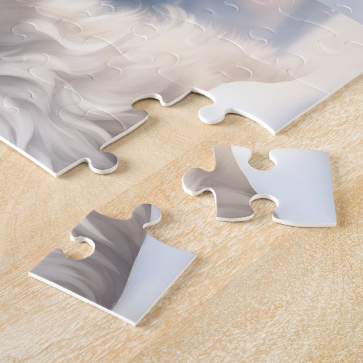 Puzzle Cuit Chat Chat Chat Chat Chat Neige Hiver Nom pers (Côté)