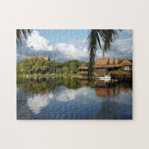 Puzzle culturel cambodgien de village