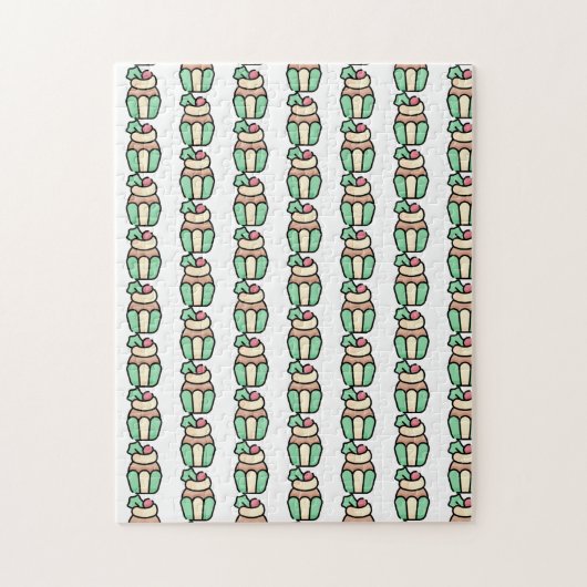 Puzzle cupcake (Vertical)
