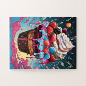 Puzzle Cupcake Pop Art Extravaganza (Horizontal)