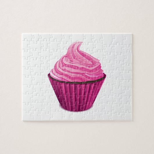 Puzzle Cupcake rose (Horizontal)
