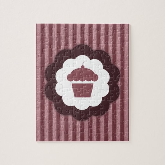 Puzzle cupcake vintage (Vertical)