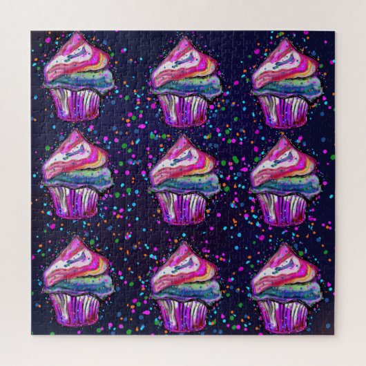 Puzzle Cupcakes (Vertical)