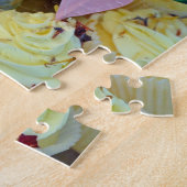 Puzzle cupcakes blancs gelés (Côté)