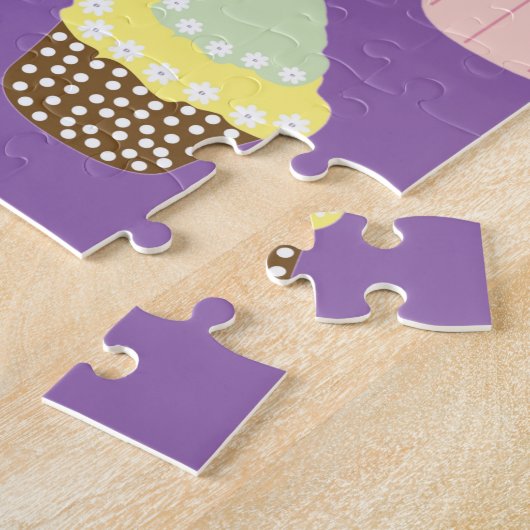 Puzzle Cupcakes Delicious Decorated Birthday (Côté)