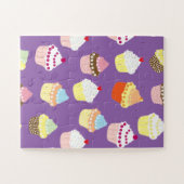 Puzzle Cupcakes Delicious Decorated Birthday (Horizontal)