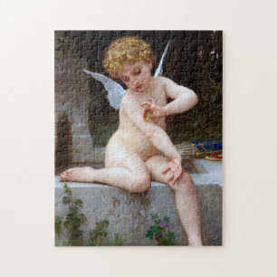 Puzzle Cupidé avec un papillon, Bouguereau