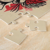 Puzzle Cupidon vintage amour (Côté)
