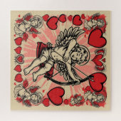 Puzzle Cupidon vintage amour (Horizontal)