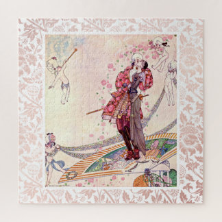 Puzzle Cupidons, princesse et prince sur un ventilateur m