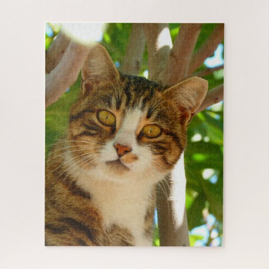 Puzzle Curieux chat (Vertical)