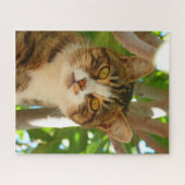 Puzzle Curieux chat (Horizontal)