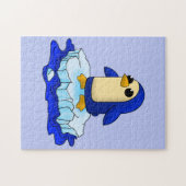 Puzzle Curieux mignon bébé pingouin (Horizontal)