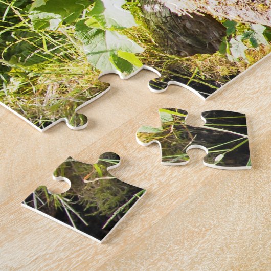 Puzzle Curieux ours noir (Côté)